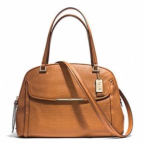 Coach Madison Embossed Leather Georgie Satchel